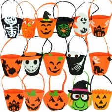 Halloween Candy Buckets with Handle 