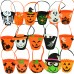 Halloween Candy Buckets with Handle