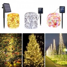 39ft 100 Led String Light Solar Decoration Lamp 