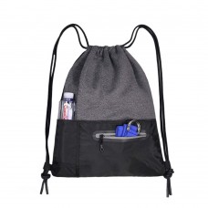 DRAWSTRING BACKPACK SACKPACK GYM SACK STRING BAG