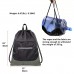 SPORT DRAWSTRING BACKPACK WITH SHOE POCKET