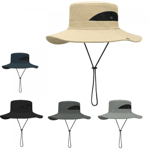 Mesh Bucket Fishing Hat