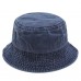 Unisex Bucket Hat Washed Jean Denim Bucket Cap