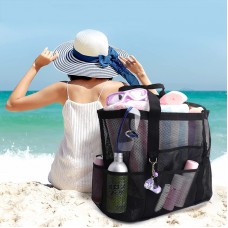 Oversized Mesh Beach Tote Toy Bag