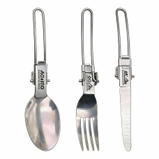 3 Pcs Collapsible Cutlery Kit 