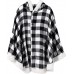 Sherpa Hooded Poncho Blanket