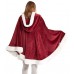 Sherpa Hooded Poncho Blanket