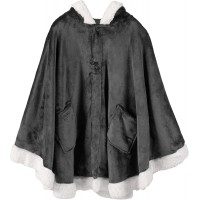 Sherpa Hooded Poncho Blanket