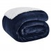 Sherpa Fleece Throw Blanket