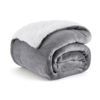 Sherpa Fleece Throw Blanket