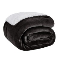 Sherpa Fleece Throw Blanket