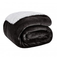 Sherpa Fleece Throw Blanket