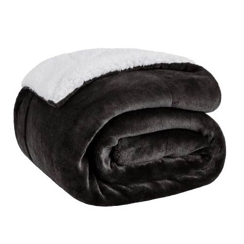 Sherpa Fleece Throw Blanket