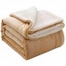 Sherpa Fleece Throw Blanket
