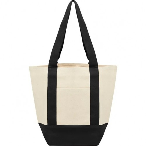 Two-Tone Mini Canvas Tote