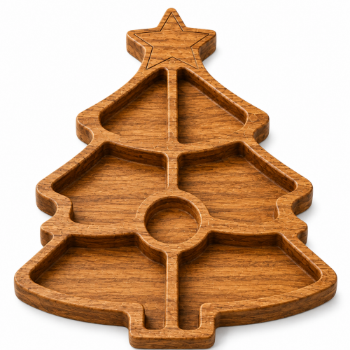 Christmas-Themed Serving Tray