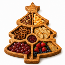 Christmas-Themed Serving Tray 