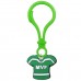 PVC American Football Cartoon Keychain