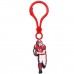 PVC American Football Cartoon Keychain