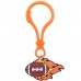 PVC American Football Cartoon Keychain