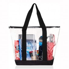 Clear Stadium Tote Bag with Pocket 