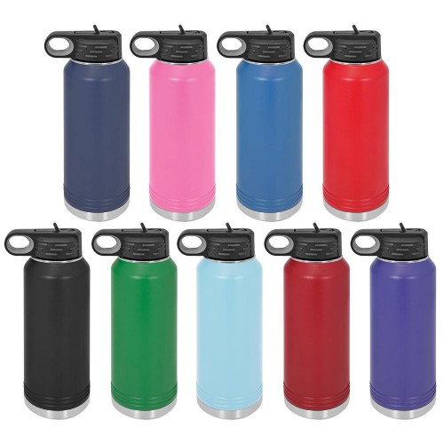 32 oz Flip Straw Grip Bottle