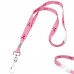 5/8" Pink Ribbon Lanyard