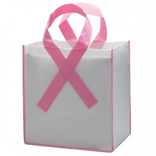 Pink Ribbon Awareness Tote Bag