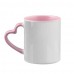 11oz Pink Ribbon Heart Mug