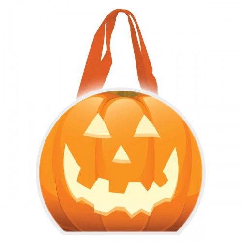 Halloween Reflective Pumpkin Tote Bag
