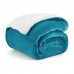 Sherpa Fleece Throw Blanket