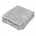 48" x 63" Cable Knit Sherpa Blanke