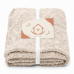 48" x 63" Cable Knit Sherpa Blanke