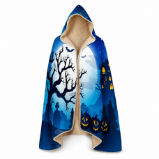 Custom Hooded Sherpa Blanket 