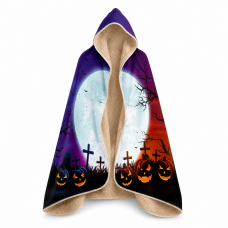 Custom Hooded Sherpa Blanket 