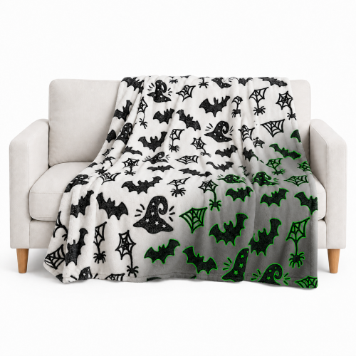 Glow-in-the-Dark Flannel Throw