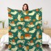 Halloween Fleece  Throw Blanket