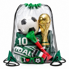 Soccer Fan Drawstring Bag 