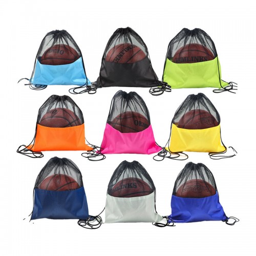Mesh Sports Drawstring Bag