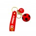 Mini Soccer Ball Keychain