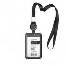 Clear ID Badge Holder with Lanyard 