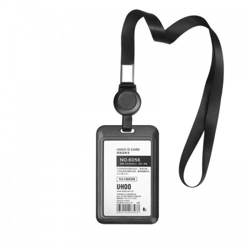 Clear ID Badge Holder with Lanyard