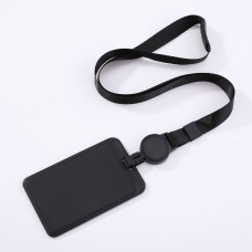 Clear ID Badge Holder with Lanyard 