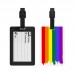 Rainbow PVC Luggage Tag