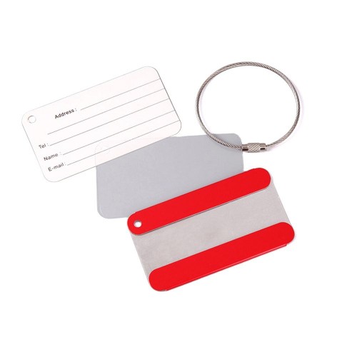 Aluminum ID Luggage Tag