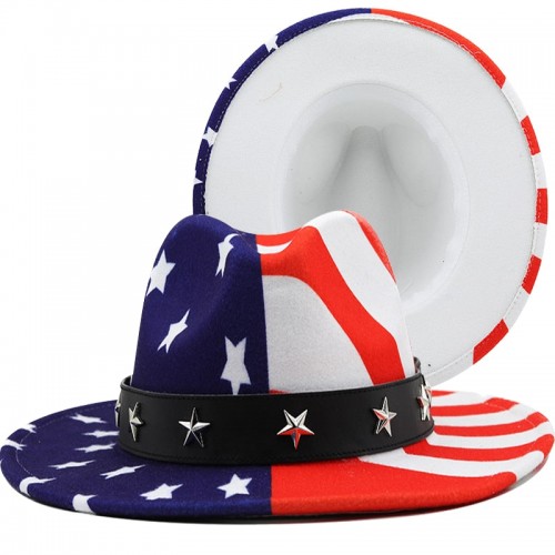 American 250 Flag Star Hat