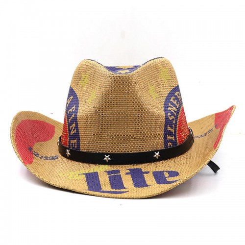 America 250 Straw Cowboy Hat