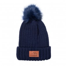 Faux-Fur Pom Knit Beanie 