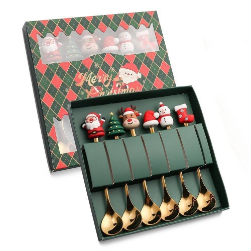 6-Pcs Christmas Flatware Set