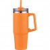 30 oz Insulated Tumbler w/ Handle & Straw